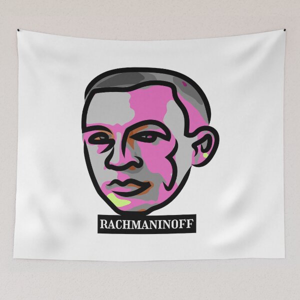 Item preview, Portrait of the composer Rachmaninoff designed and sold by Xdelacra.