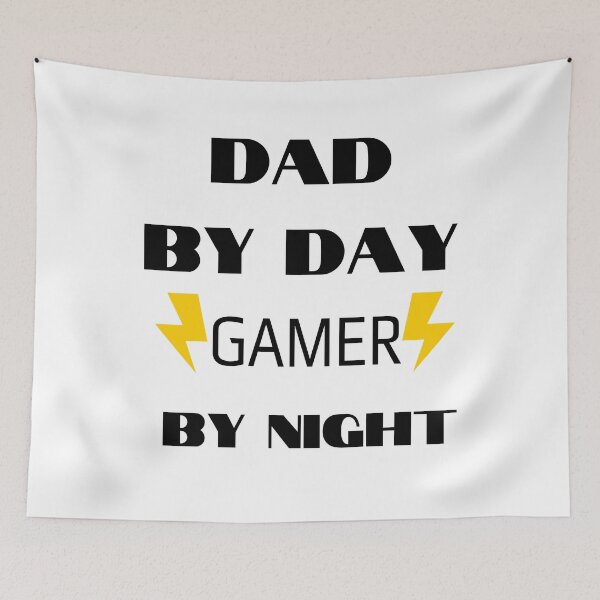 Item preview, Dad by day gamer by night - Fathers Day Gamer Dad T-Shirt Funny Gift Shirt designed and sold by piskwi.