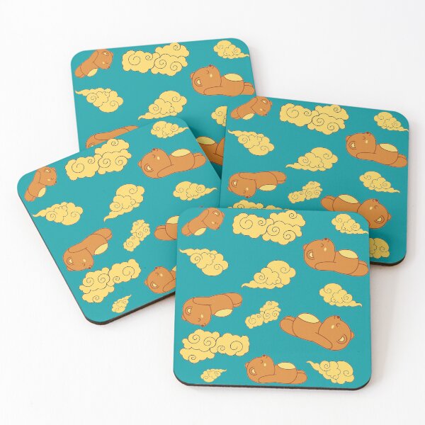 Item preview, Relaxing Bear Under Japanese Wind Clouds designed and sold by InAsianSpaces.