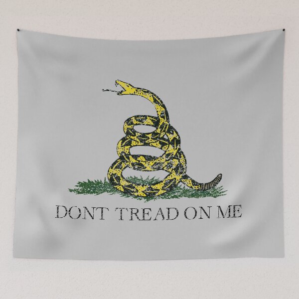 Item preview, Distressed Gadsden Flag Rattlesnake designed and sold by VVA2020.