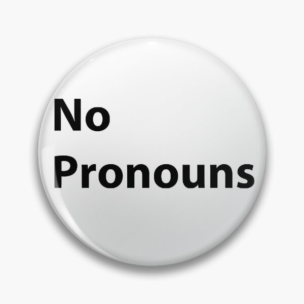 Item preview, No Pronouns Pin (FROGGIES) designed and sold by TYDC.