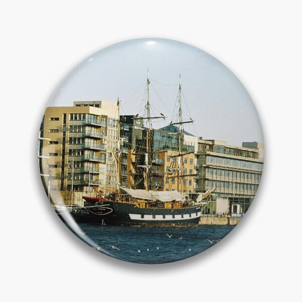 Item preview, Irish Tall Ship Jeanie Johnson on River Liffey  designed and sold by dublinprints.