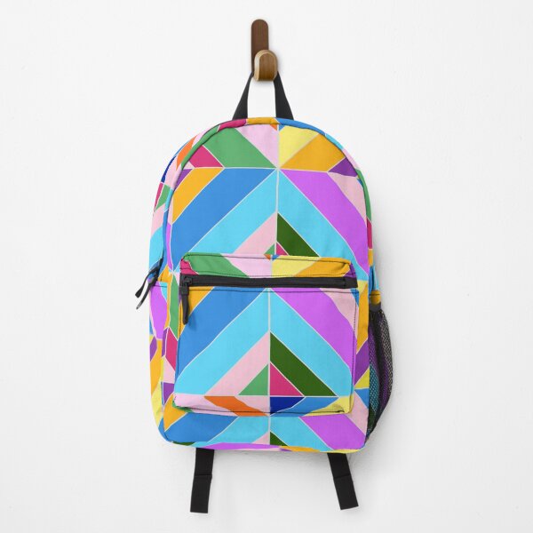 Item preview, Colourful patchwork ,quilt,geometric shapes ,boho pattern designed and sold by MariaMarinova.