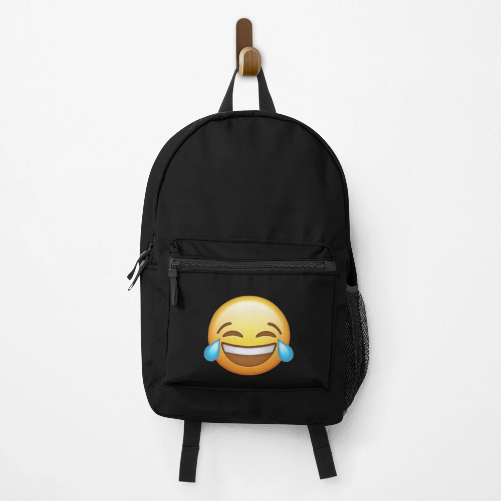 emoji mini backpack Cute Smiley Poop Cross Body Bag and padded for extra comfort and more personalized fit Joyful Watery Eyes Small Emoji