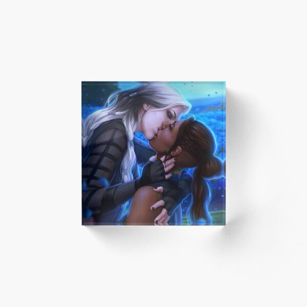 "I fell in love with you in Kamordah" Acrylic Block
