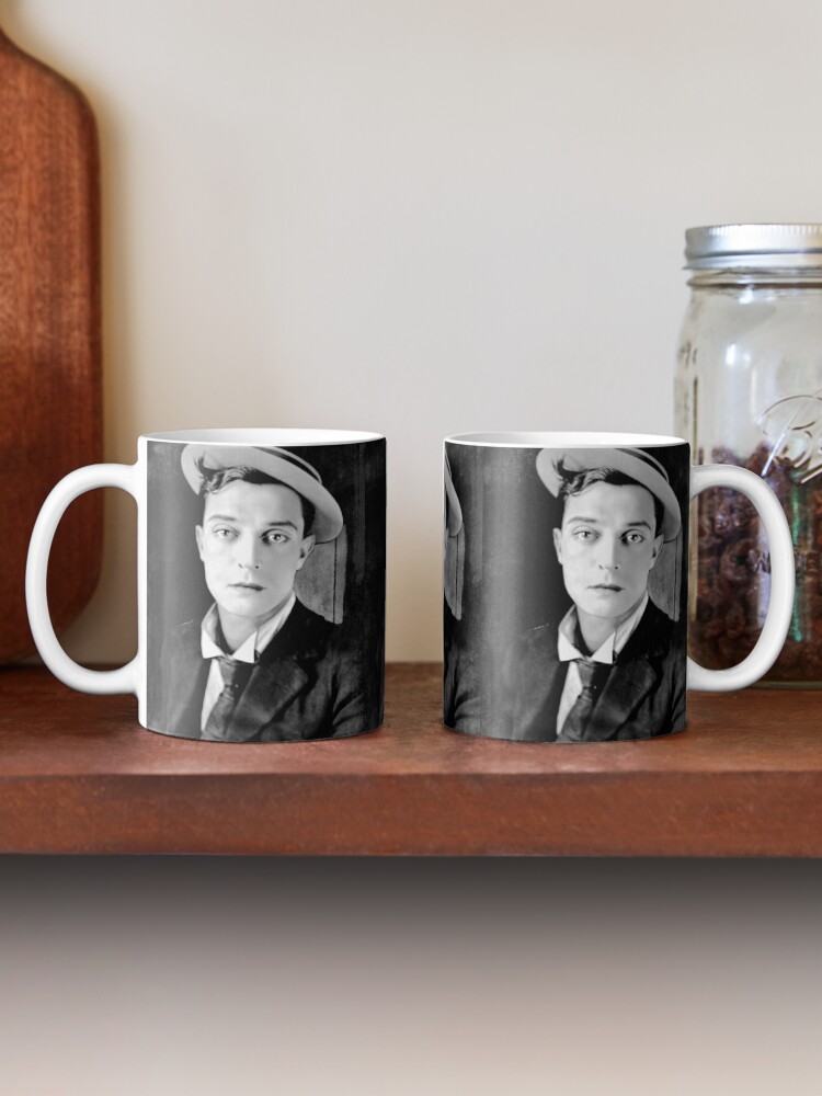 Alternate view of Buster Keaton - BW Vintage - D13 Mug