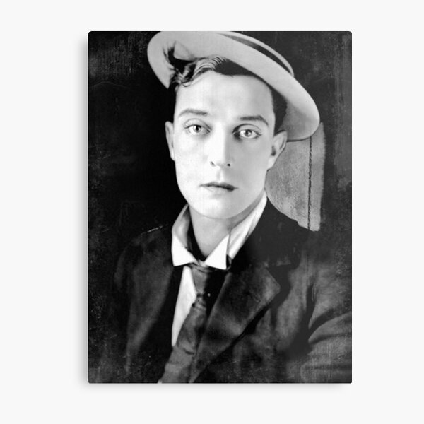 Buster Keaton - BW Vintage - D13 Impression métallique