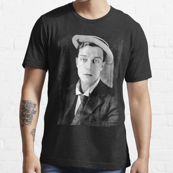 "Buster Keaton BW Vintage D13" Tshirt for Sale by DecoWords