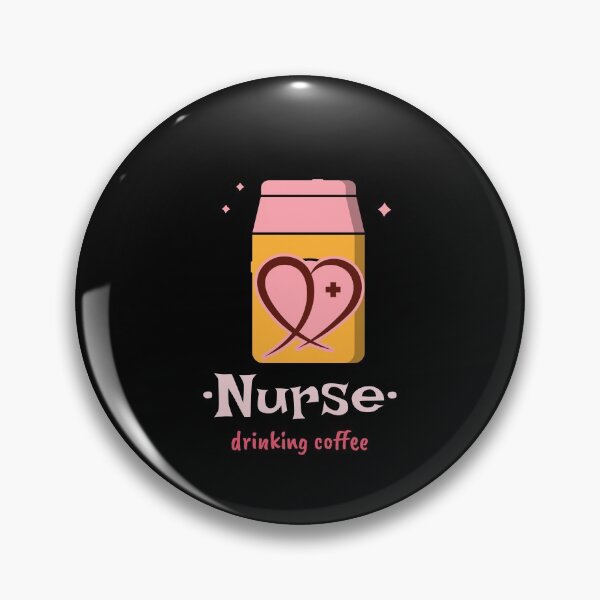 Aperçu de l'œuvre Infirmière buvant du café créée et vendue par ThinkAndReflect.