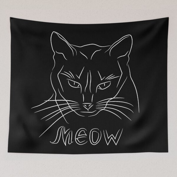 Item preview, Meow Line Style designed and sold by tuzlay.