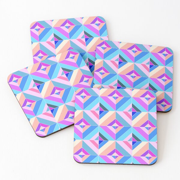 Item preview, Colourful patchwork ,quilt,geometric shapes ,boho pattern  designed and sold by MariaMarinova.