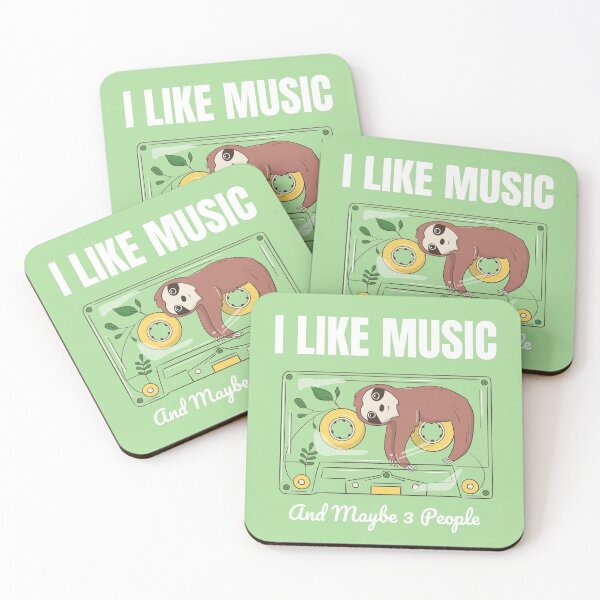 Item preview, I Like Music And Maybe 3 People Music Lovers Mixed Tape Cassette Tapes designed and sold by KLINESTORE.