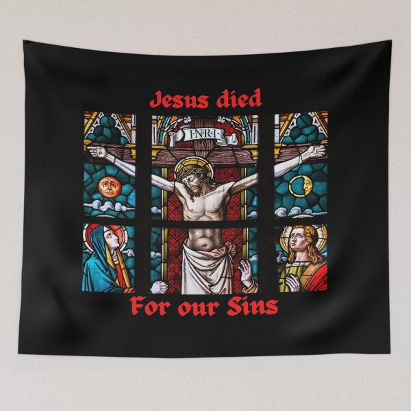 Item preview, Jesus died For our Sins designed and sold by Travel-Enthusia.