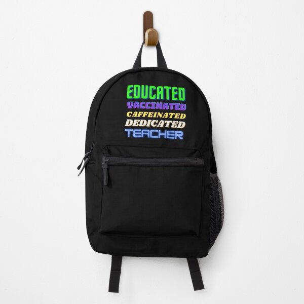 Item preview, Educated Vaccinated Caffeinated Dedicated Teacher  designed and sold by KaliminaDesigns.