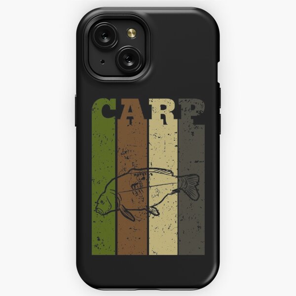 Carp Fishing Phone Case For All Top Mobile Phones iPhone Huawei 090-7 White