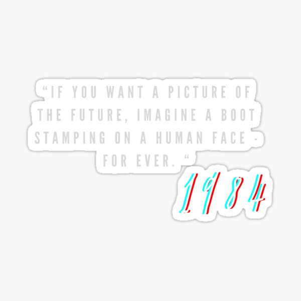 Item preview, 1984 boot stamping on a human face forever designed and sold by pnk999.
