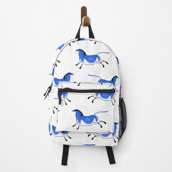 Item preview, Prehistoric przewalski´s horse in electric blue designed and sold by Iker Paz Studio.