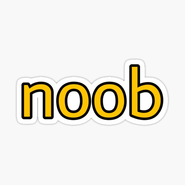 Oof Noob Game Text Bubble Meme | Sticker