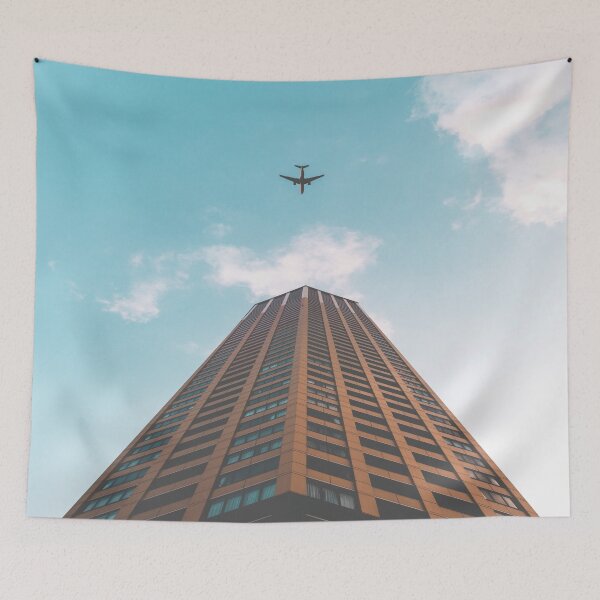 Item preview, Airplane Building Sky View designed and sold by BEyourself be.