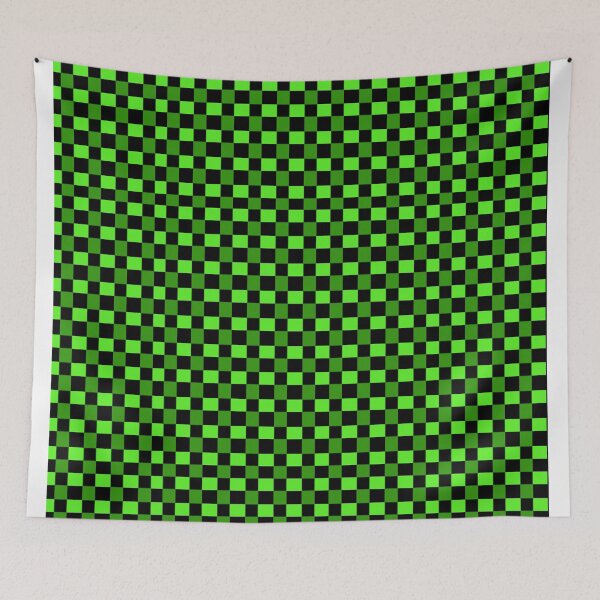 Item preview, Pattern Chessboard Black And Green designed and sold by FunnyDSN.