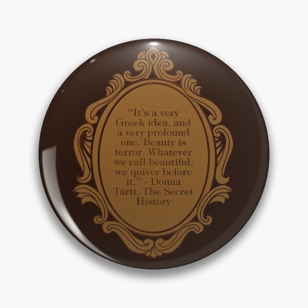 Item preview, The Secret History Donna Tartt Dark Academia Bookish Book Quotes designed and sold by BooksAndFlowers.