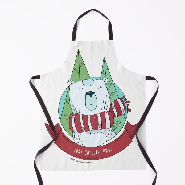 Item preview, Just Chillin HBU? (Polar Bear) designed and sold by Arctic-Teeshop.