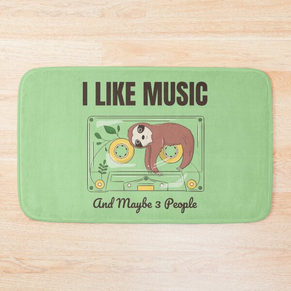 Item preview, I Like Music And Maybe 3 People Music Lovers Mixed Tape Cassette Tapes designed and sold by KLINESTORE.