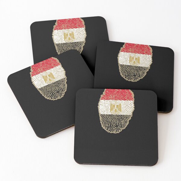 Item preview, Handprint Egyptian Flag Egypt designed and sold by GBDesigner.