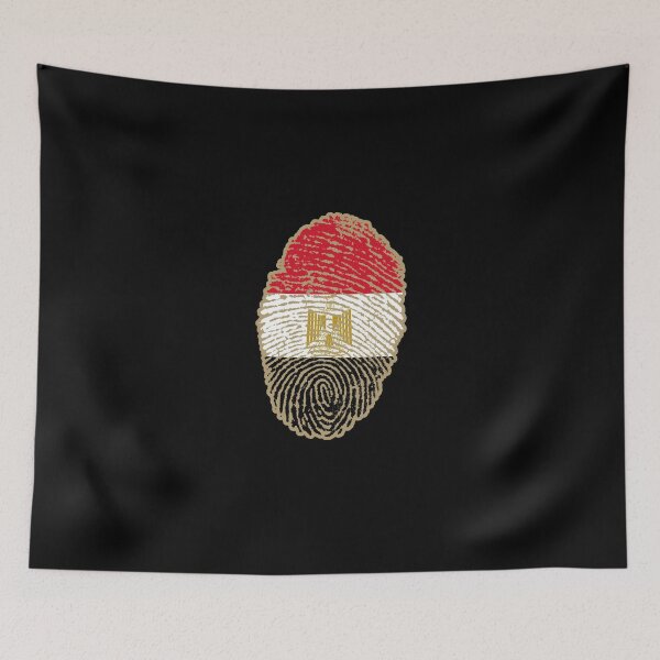 Item preview, Handprint Egyptian Flag Egypt designed and sold by GBDesigner.
