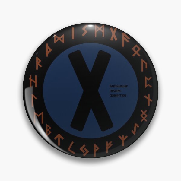 Artikelvorschau, Blaue Gebo Futhark Runensymbole entworfen und verkauft von Depic Spirit.