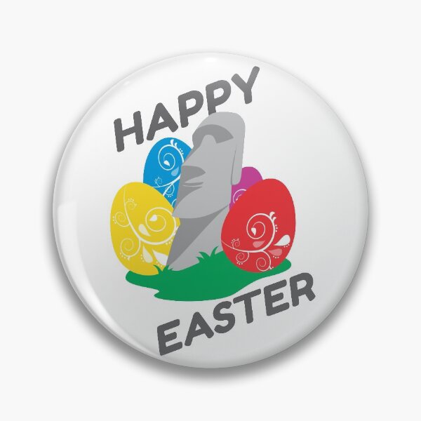 Item preview, Happy Easter Island designed and sold by Phabbz.