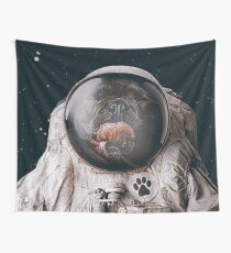 Space Dog Wall Tapestry