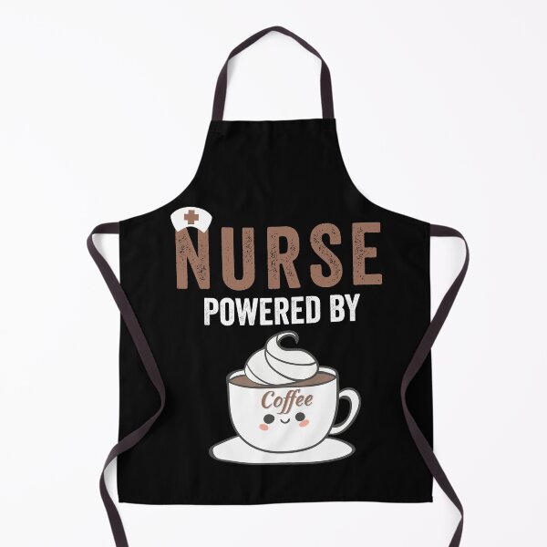 Item preview, NURSE POWERED BY COFFEE designed and sold by Hussain Shirts.