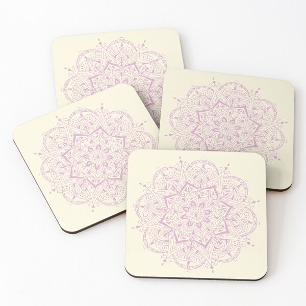 Item preview, Yoga mandala scrub pink designed and sold by Yogawoman.