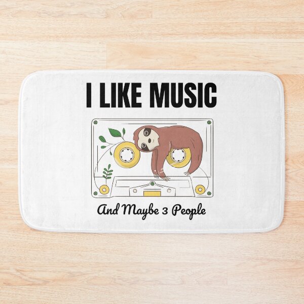 Item preview, I Like Music And Maybe 3 People Music Lovers Mixed Tape Cassette Tapes designed and sold by KLINESTORE.