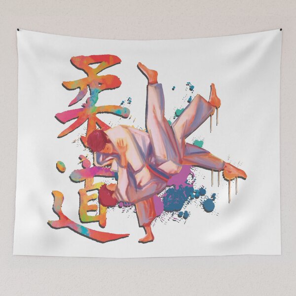 Item preview, Colorful Judo Illustration designed and sold by infleims.