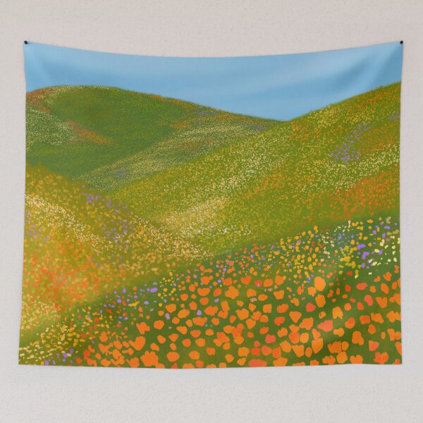 Item preview, Spring Flowers Fills Peaceful Landscape designed and sold by trajeado14.