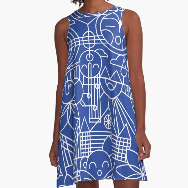 Iris Tracery A-Line Dress