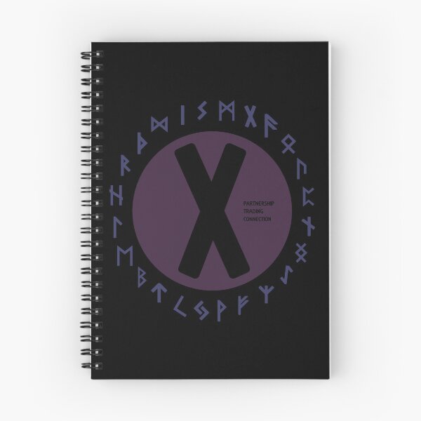 Item preview, Purple Gebo Futhark Rune Symbols designed and sold by Depic Spirit.