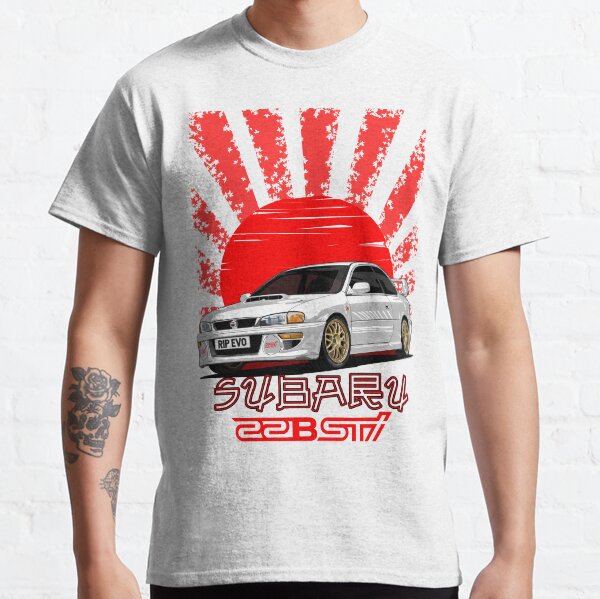 Impreza 22B WRX STI - R.I.P. EVO (White) Classic T-Shirt