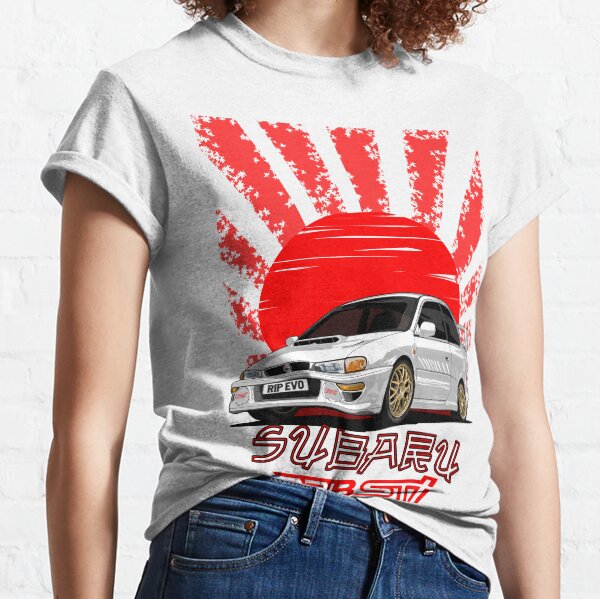 Impreza 22B WRX STI - R.I.P. EVO (White) Classic T-Shirt