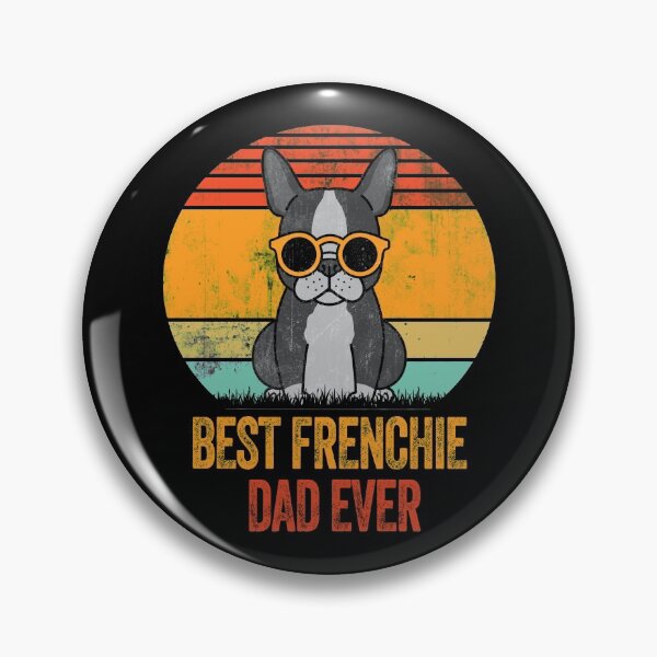 Item preview, El mejor regalo de Bulldog Francés apenado vintage de Frenchie Dad Ever designed and sold by Guarddogdrive.