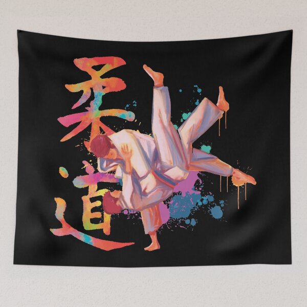 Item preview, Colorful Judo Illustration designed and sold by infleims.