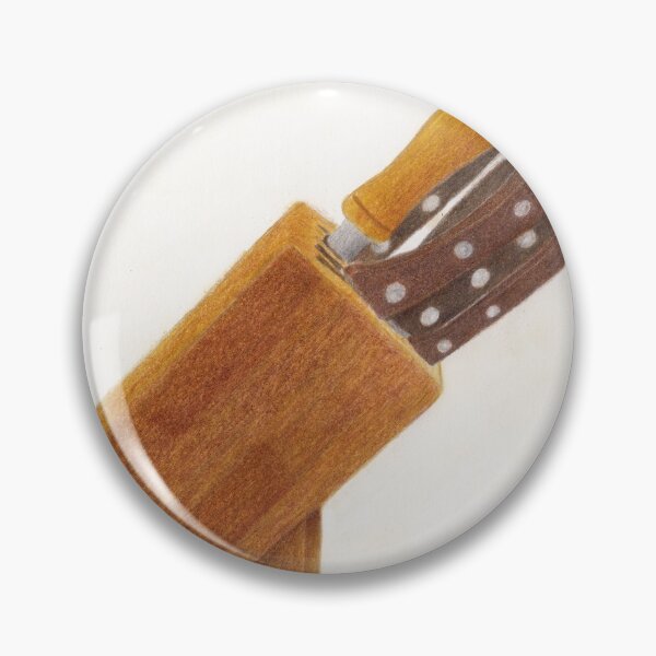 Item preview, Wooden Knife Block with Knives and Steel designed and sold by The Elderberry Blossom.