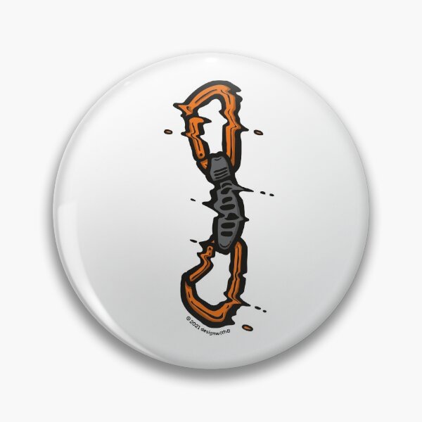 Item preview, Glitchy Quickdraw | Rock Climbing designed and sold by Designwith8.