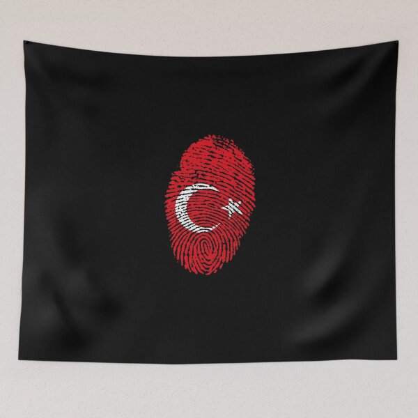 Item preview, Handprint Tunisian Flag Tunis designed and sold by GBDesigner.