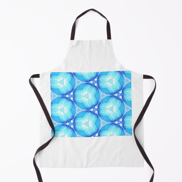 Item preview, Blue flower geometric print  designed and sold by oksanarozmay.