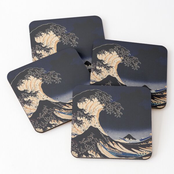 Item preview, The Great Wave off Kanagawa Dark Ocean Waves designed and sold by ind3finite.
