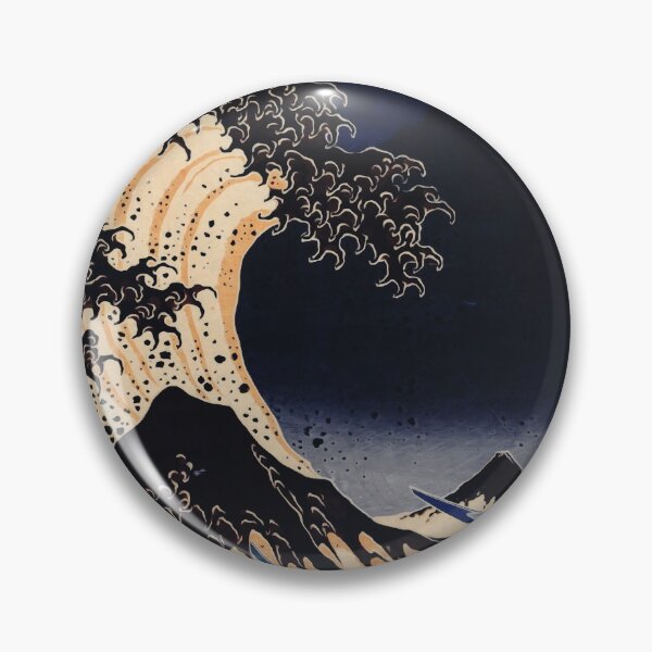 Item preview, The Great Wave off Kanagawa Dark Ocean Waves designed and sold by ind3finite.