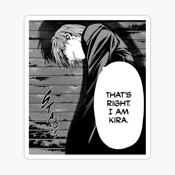 Death Note: I am Kira Sticker